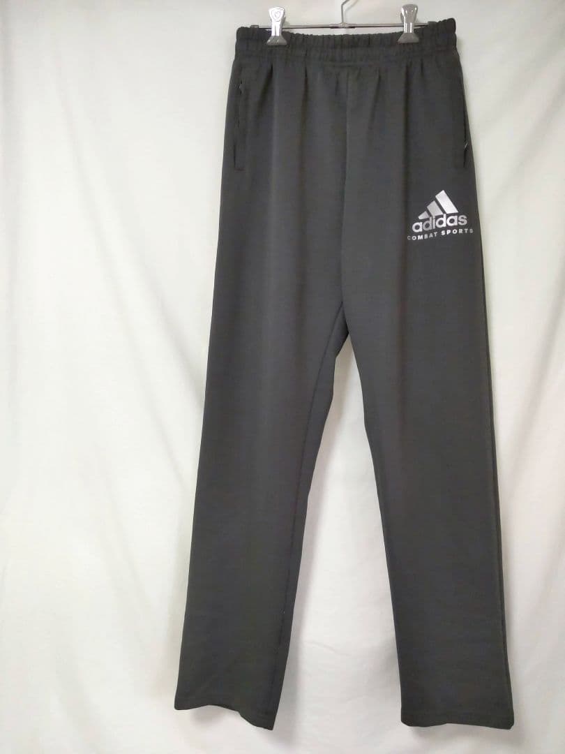 美品✨adidas combat sports ジャージパンツ　グレー — image 2