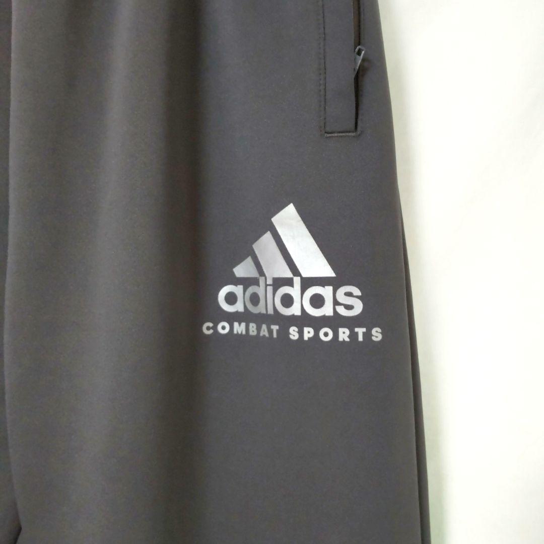 美品✨adidas combat sports ジャージパンツ　グレー — image 5