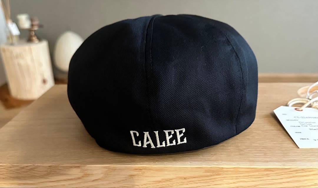 CALEE combi type T/C chino casquette 黒 — image 4