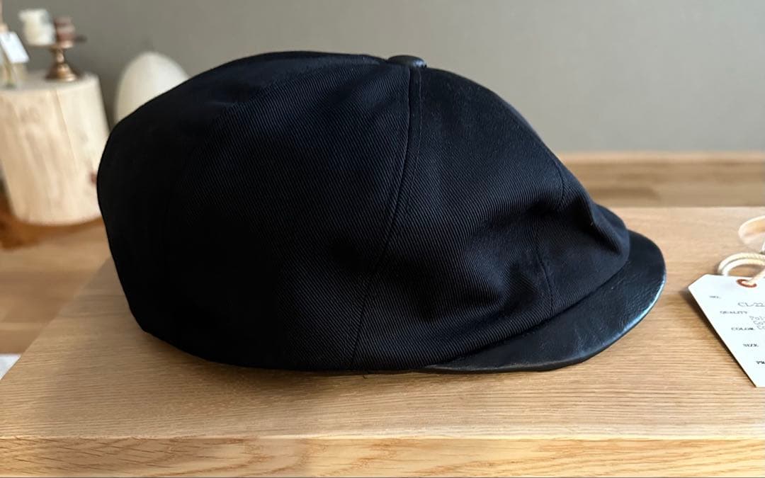 CALEE combi type T/C chino casquette 黒 — image 5