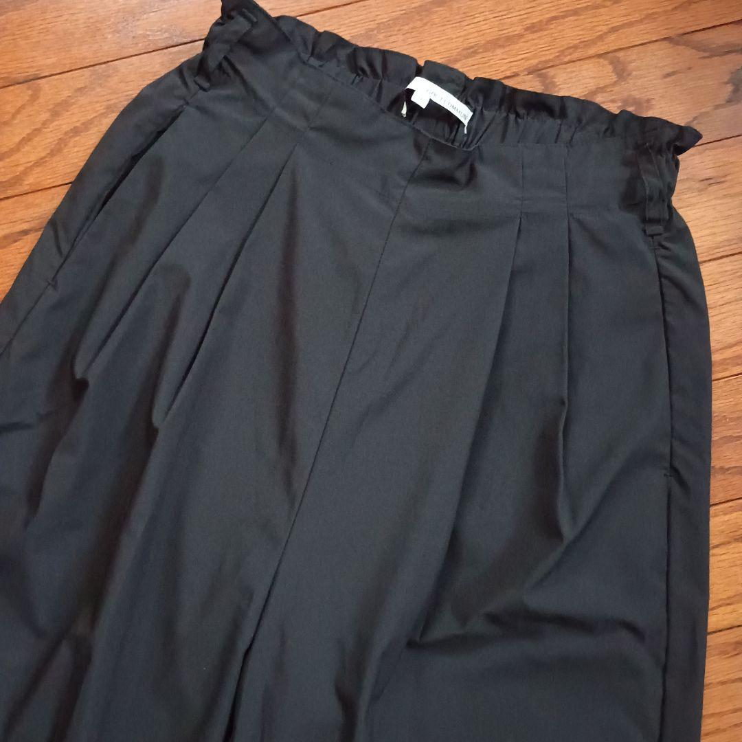 GOUT COMMUN グーコミューン ブラックワイドパンツ　(美品) — image 5