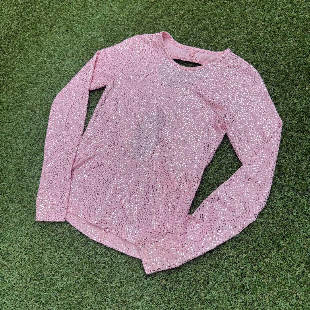 107 MAISON SPECIAL Pink Sequin Open Back — image 3