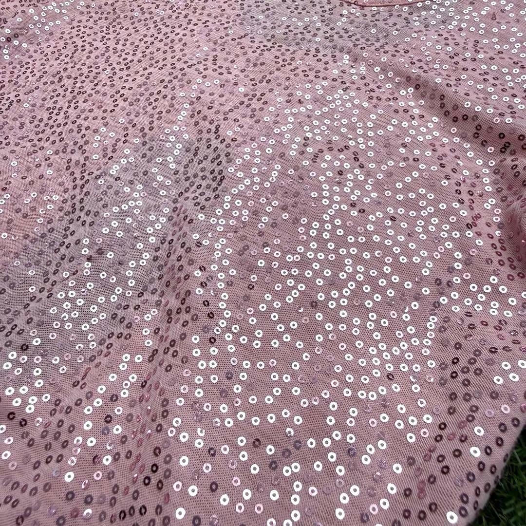 107 MAISON SPECIAL Pink Sequin Open Back — image 4