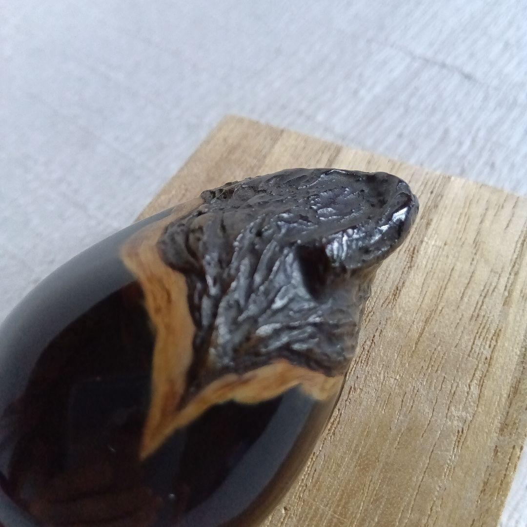茶道具　香合　乾漆　茄子 — image 4