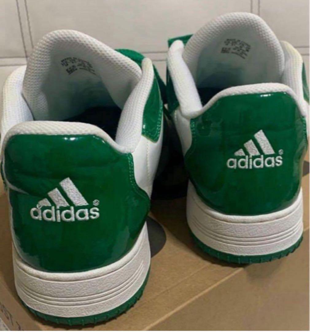 アディダス　メンズスニーカー　白&緑　28.0 MENS — image 3