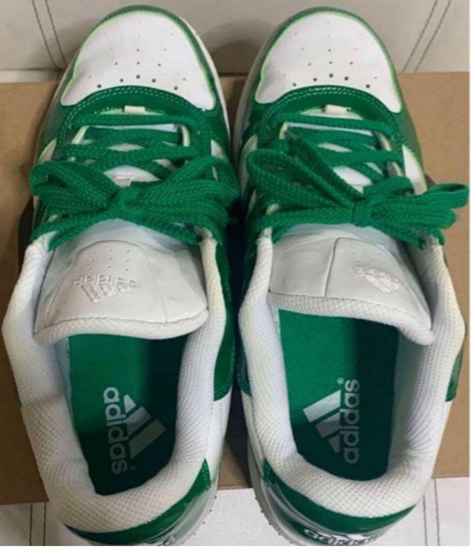 アディダス　メンズスニーカー　白&緑　28.0 MENS — image 4