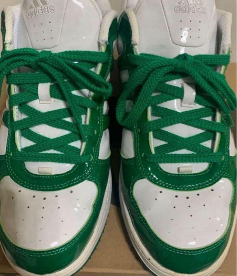 アディダス　メンズスニーカー　白&緑　28.0 MENS — image 5