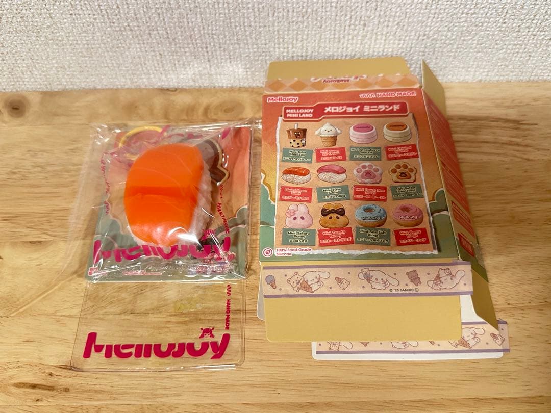 MELLOJOY ミニランド サーモン 寿司 スクイーズ メロジョイ — image 2