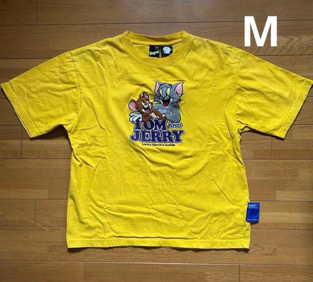 B ONE SOULコラボ TOM＆JERRY キャラクター エンボス 刺繍 T — image 2