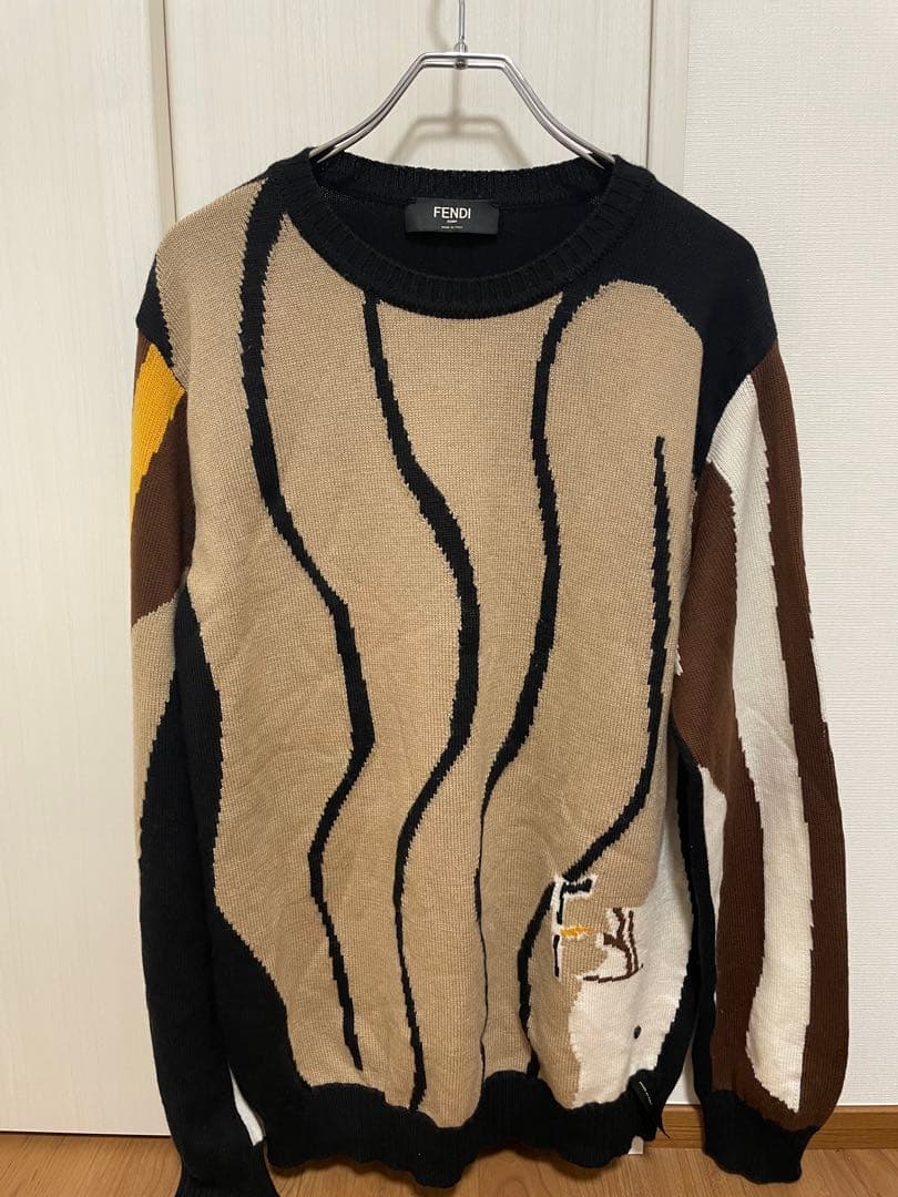 【極美品】FENDI フェンディヴァージルウール ニットセーター 54 XXL⁠ — image 2