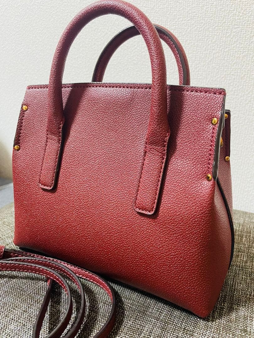 ハンドバッグ レッド CHARLES & KEITH 2WAY — image 2