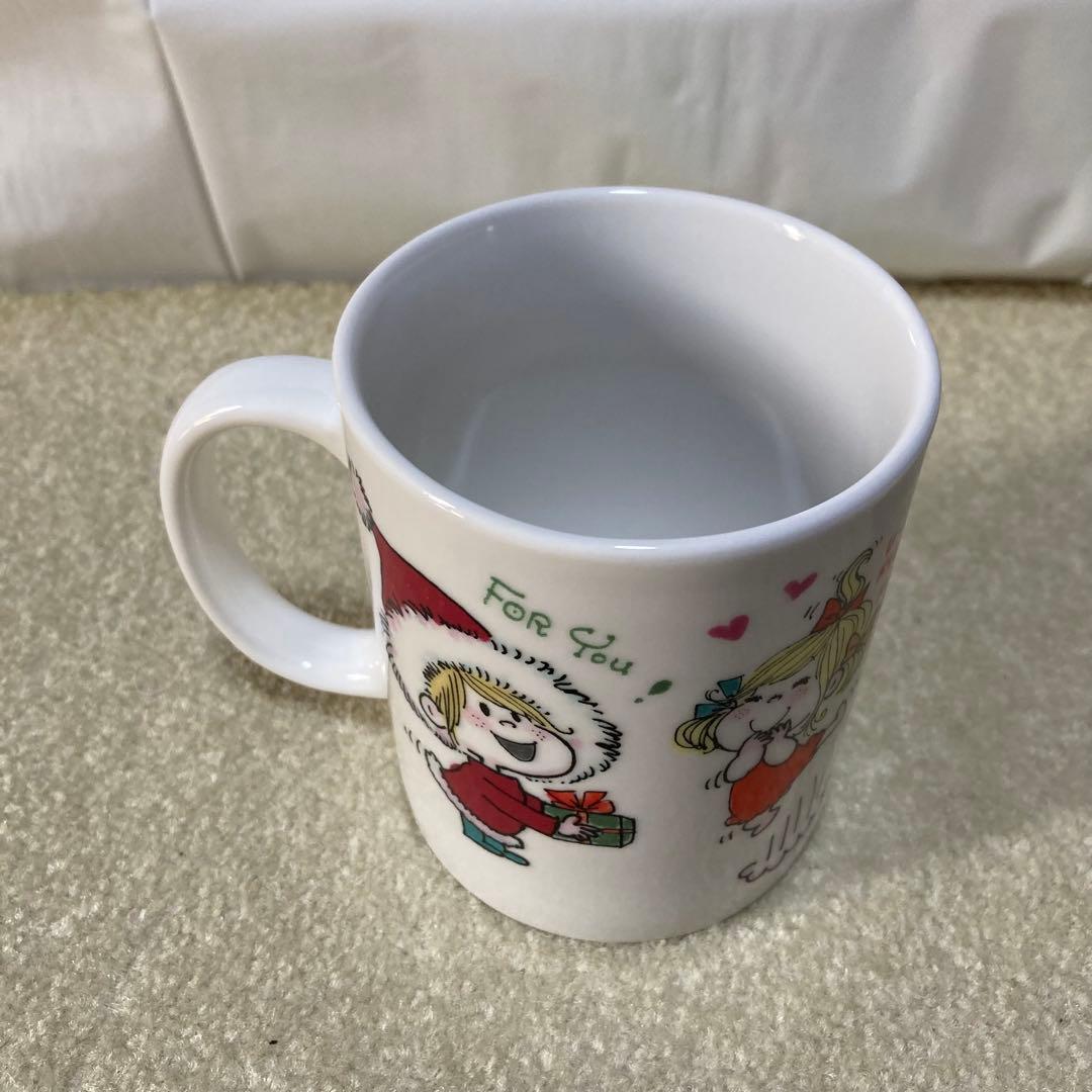 レア　限定品　レトロ　水森亜土　サイン入り　マグカップ　洋食器　コーヒーカップ — image 2