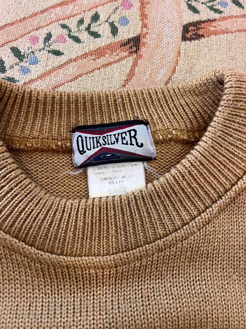 Quiksilver クルーネック ニット セーター ボーダー — image 4