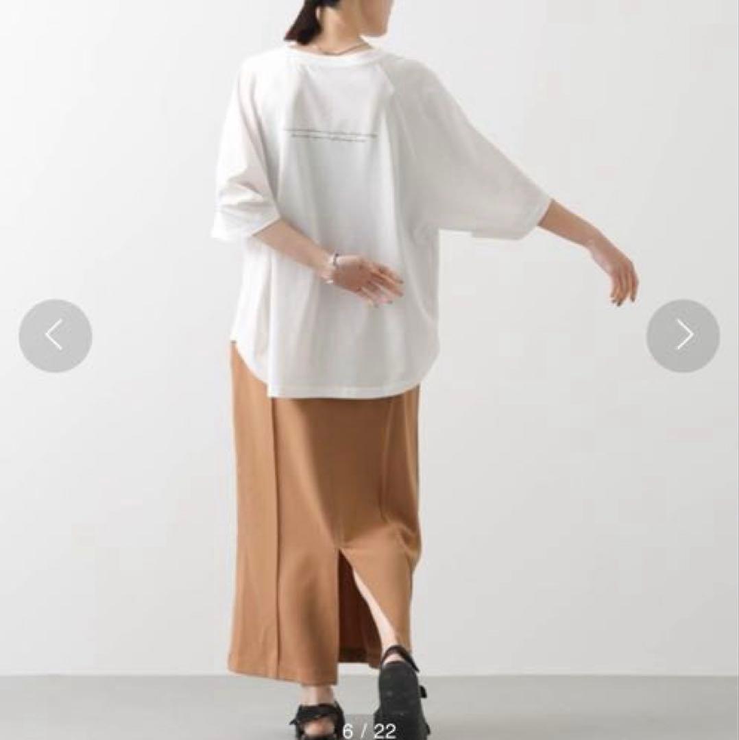 ＡＵＢＥＲラグラン７分T グレディブリリアン ホワイト Tシャツ Mサイズ — image 3