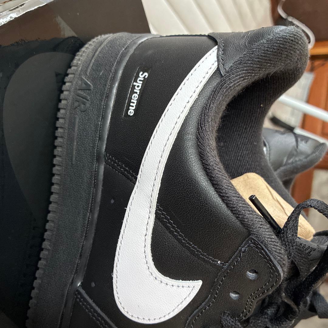 NIKE Air Force 1 Low Supreme Black26.5cm — image 2