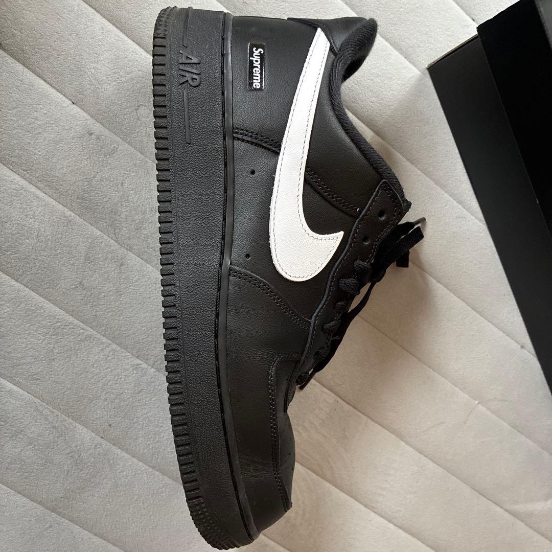 NIKE Air Force 1 Low Supreme Black26.5cm — image 3