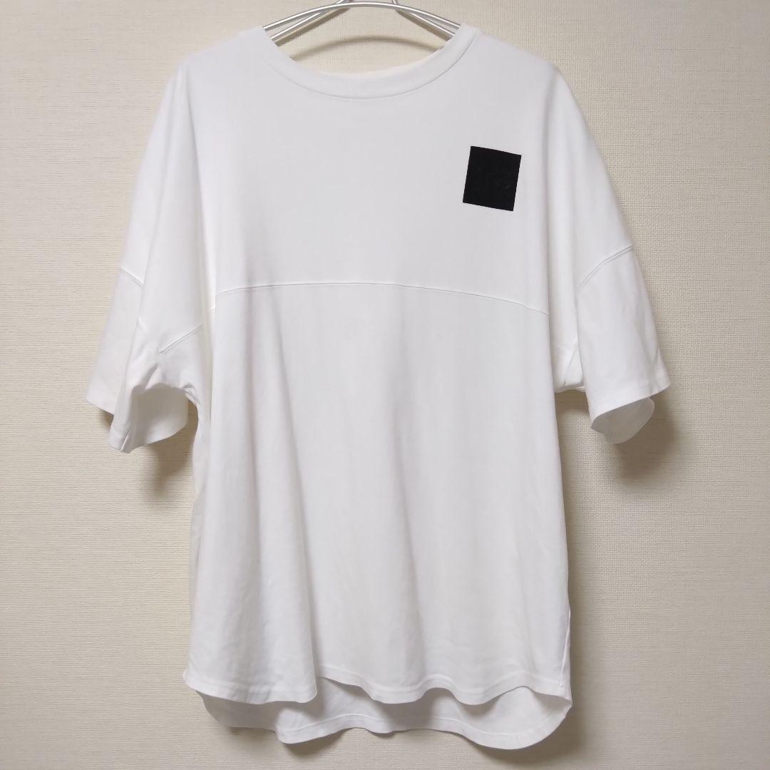 【美品】CAMP7 キャンプセブン 背面エンボスロゴ Tシャツ 白 Mサイズ — image 2