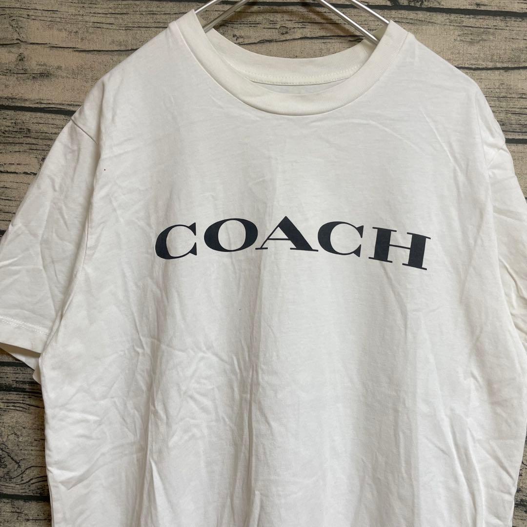 COACH エッセンシャルTシャツ M ロゴ 白 ホワイト — image 2