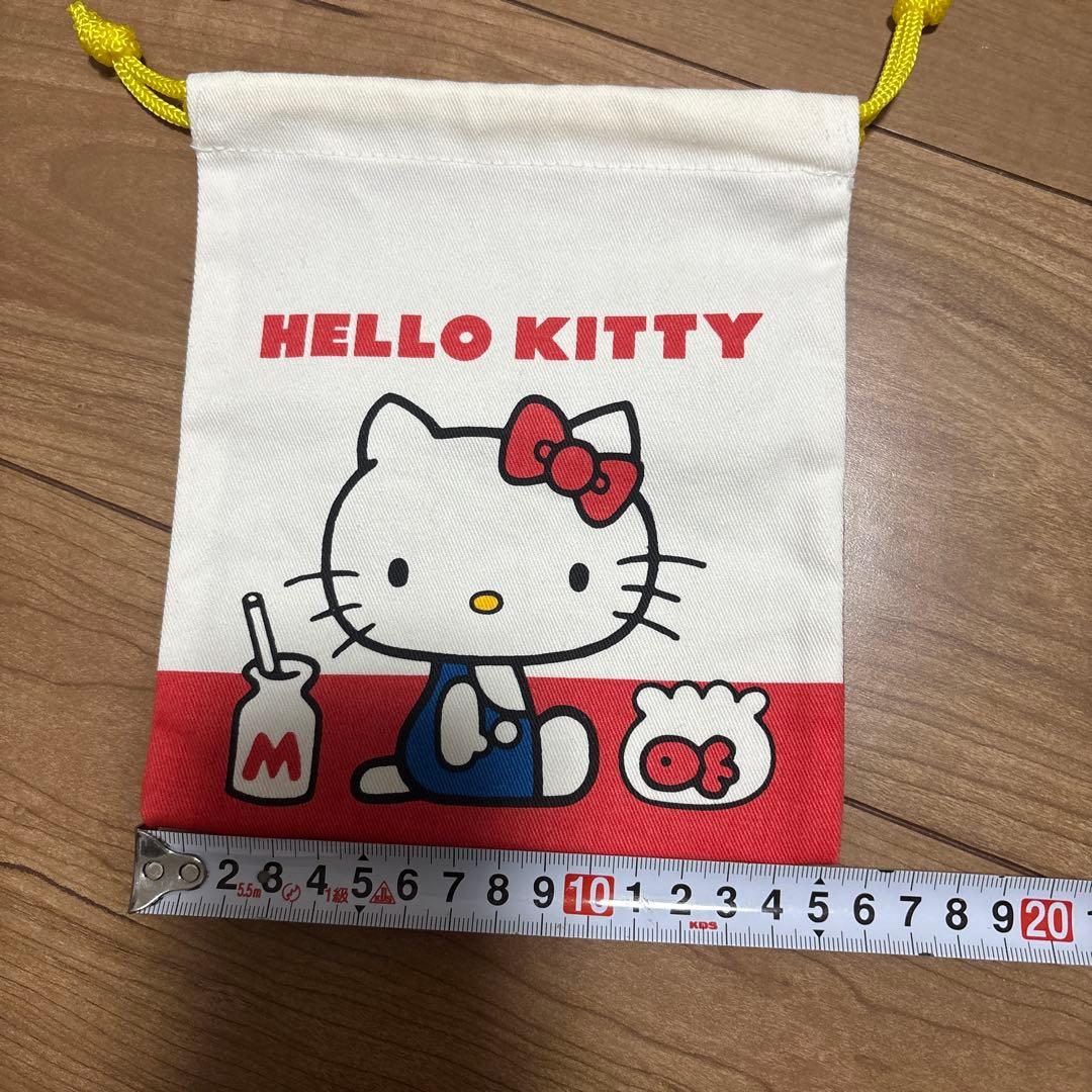 スリーコインズ　サンリオ　ハローキティ　ポーチ　ファスナーポーチ　巾着ポーチ — image 3