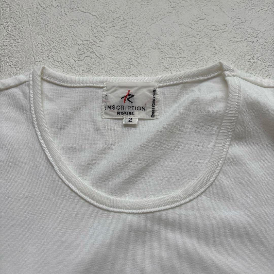 INSCRIPTION RYKIEL 白ロンT — image 3
