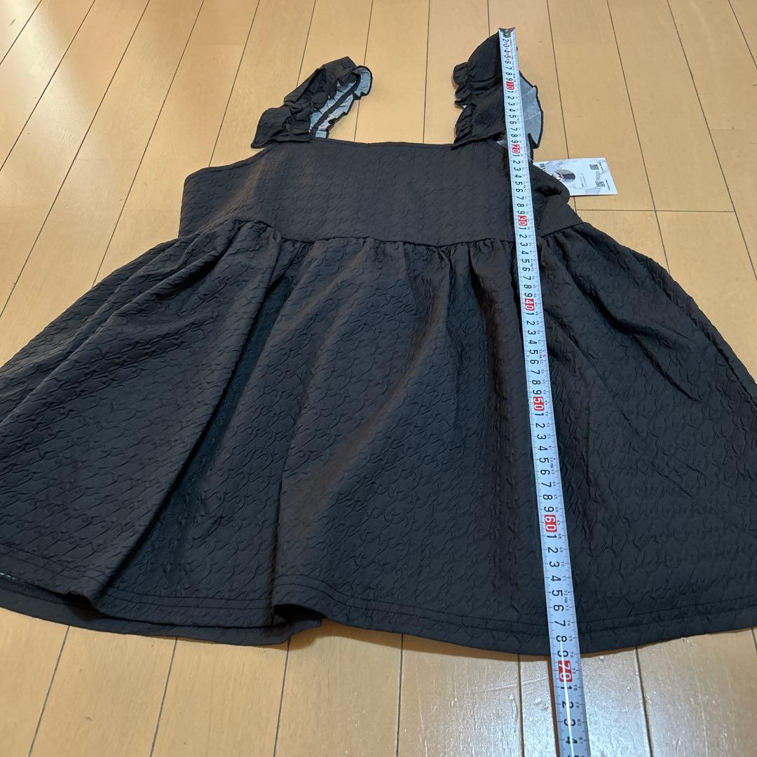 新品未使用Amista×ASAMIコラボ黒ペプラムビスチェLアミスター韓国 — image 2