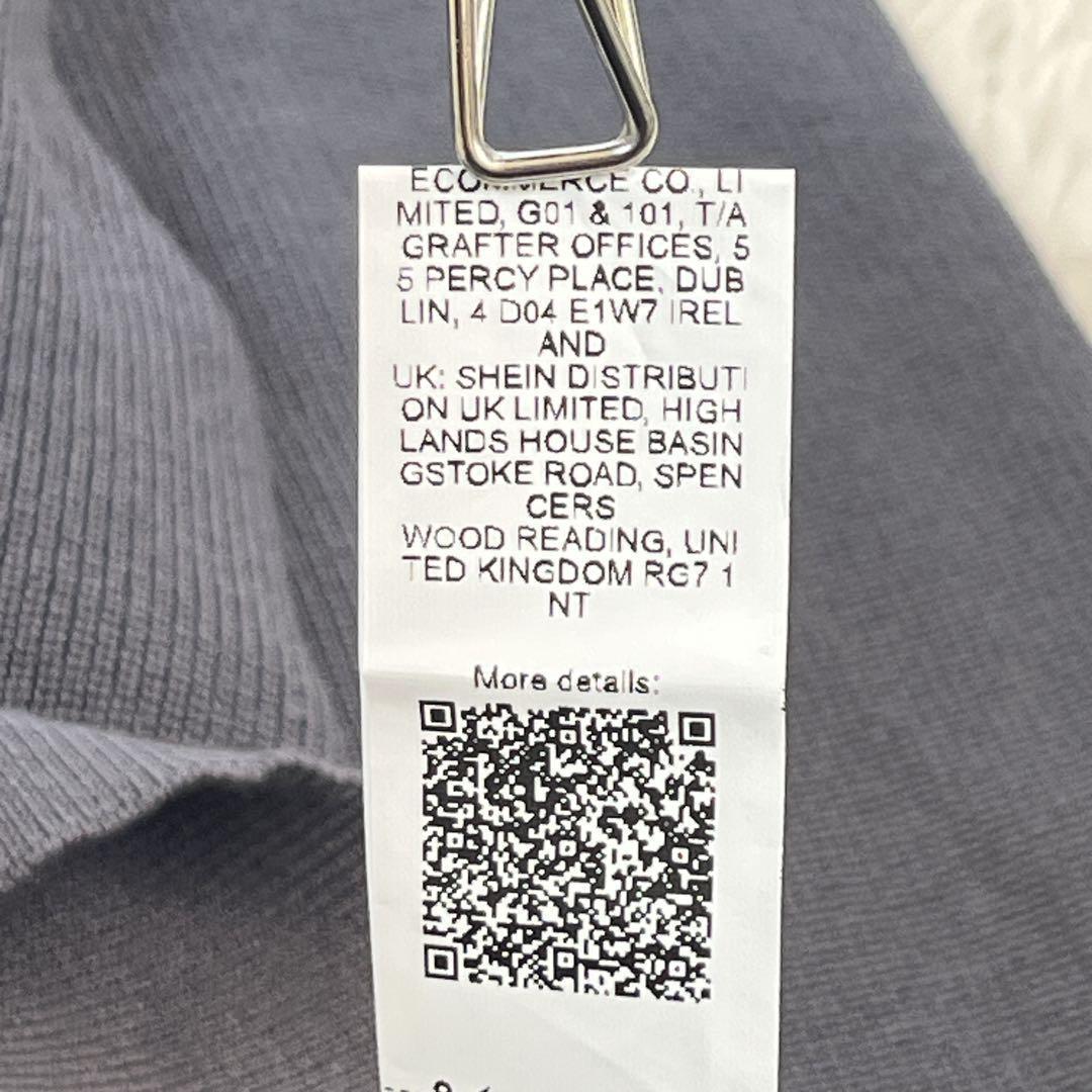 マットグレー ハイネック ニットセーター XLサイズ オーバーサイズ — image 5