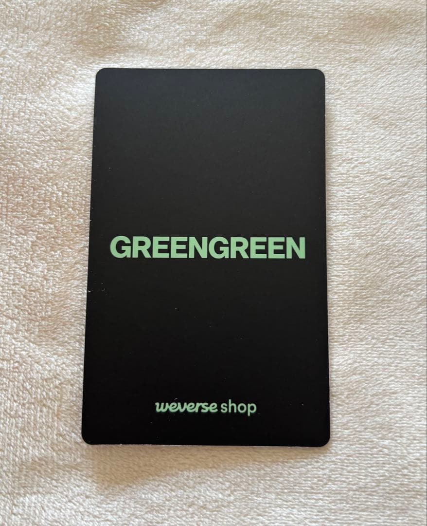 CORTIS コルティス GREENGREEN ウィバース　ゴンホ ゴノ トレカ — image 2