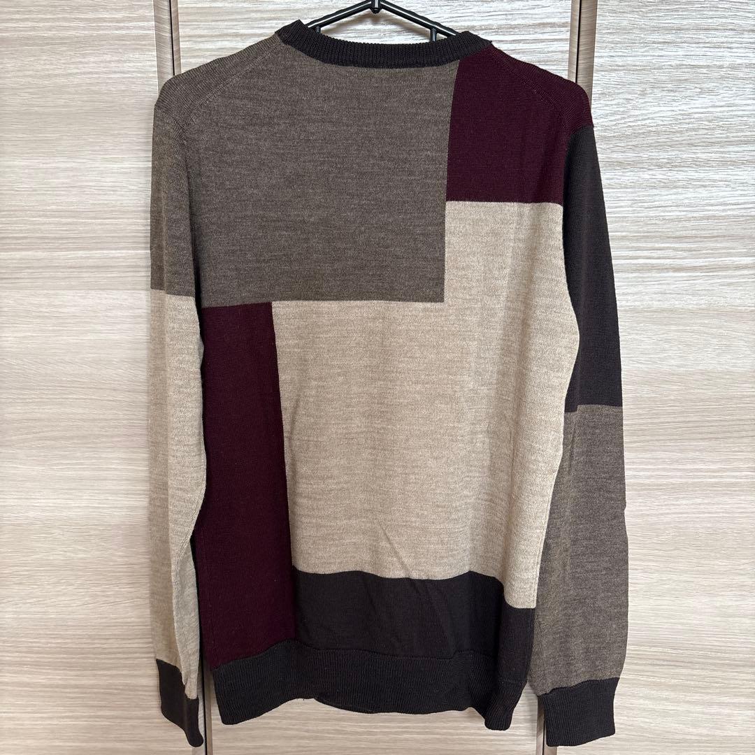 COMME CA MEN クルーネック ニット セーター マルチカラー — image 2