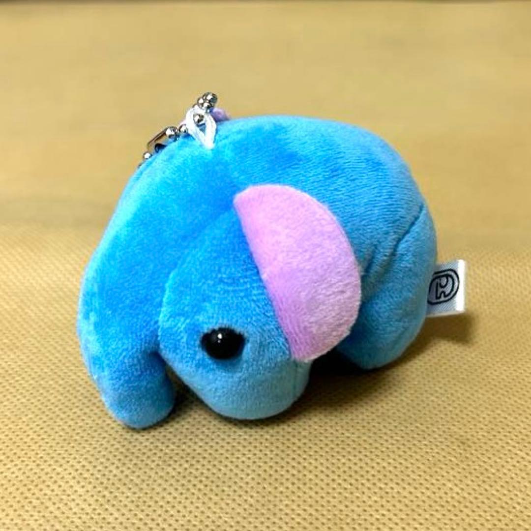 ドムドムバーガー どむぞう ぬいぐるみ キーホルダー ボールチェーン ガチャ 青 — image 2