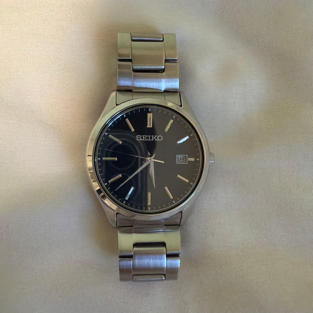 SEIKO 腕時計 本体 ネイビー文字盤 — image 2