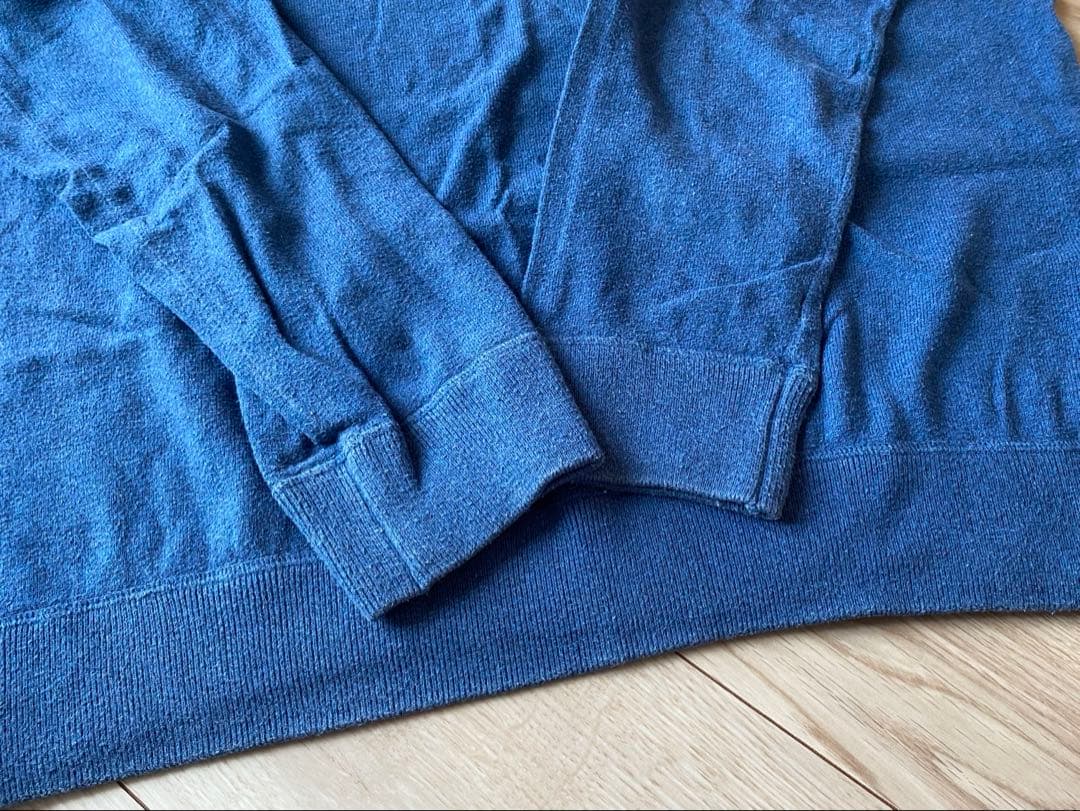 GAP インディゴ調 クルーネック ニット L 長袖 — image 3