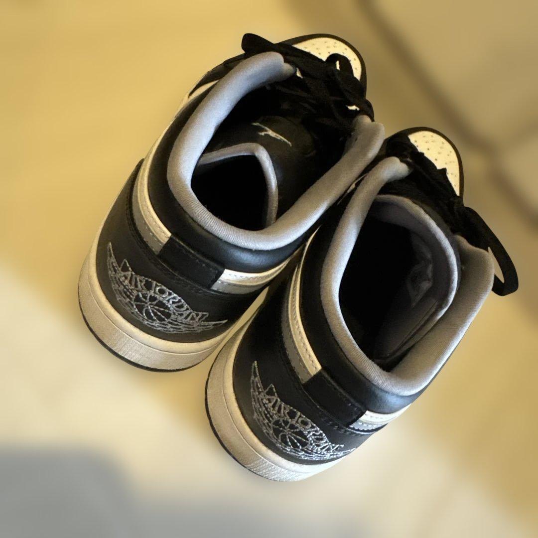 NIKE Air Jordan 1 Low Black White Grey — image 3