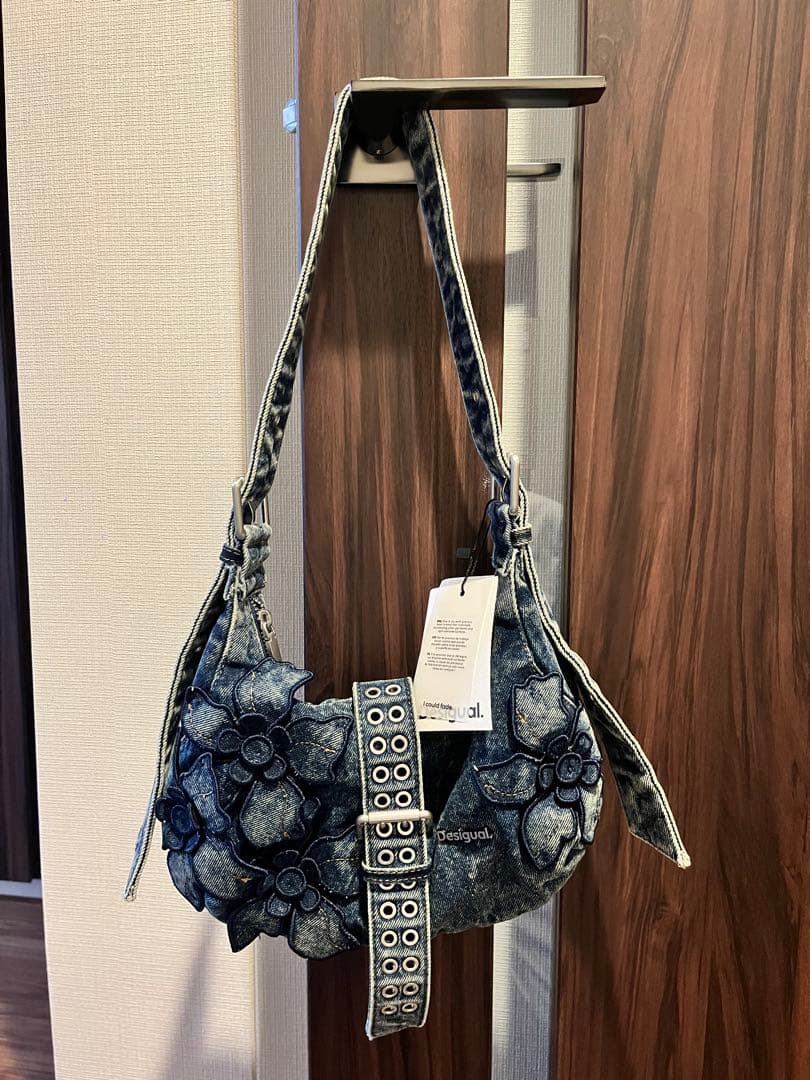 Desigual デシグアル ブルーデニムバッグ — image 3