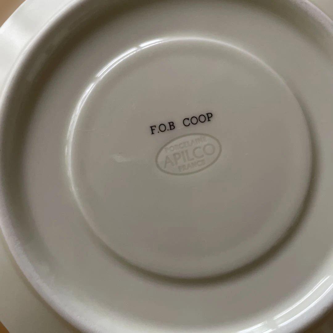 アピルコ APLCO FOBCOOP ソーサー 皿 モンテスパン 直径約16㎝ — image 5
