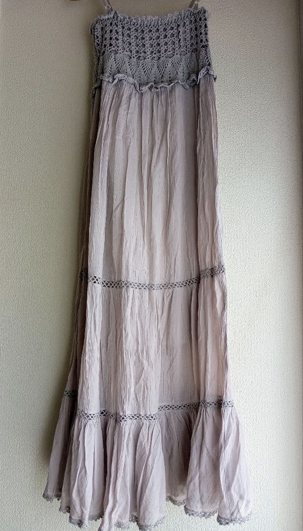 インポート シフォンマキシワンピース サイズ FREE — image 2