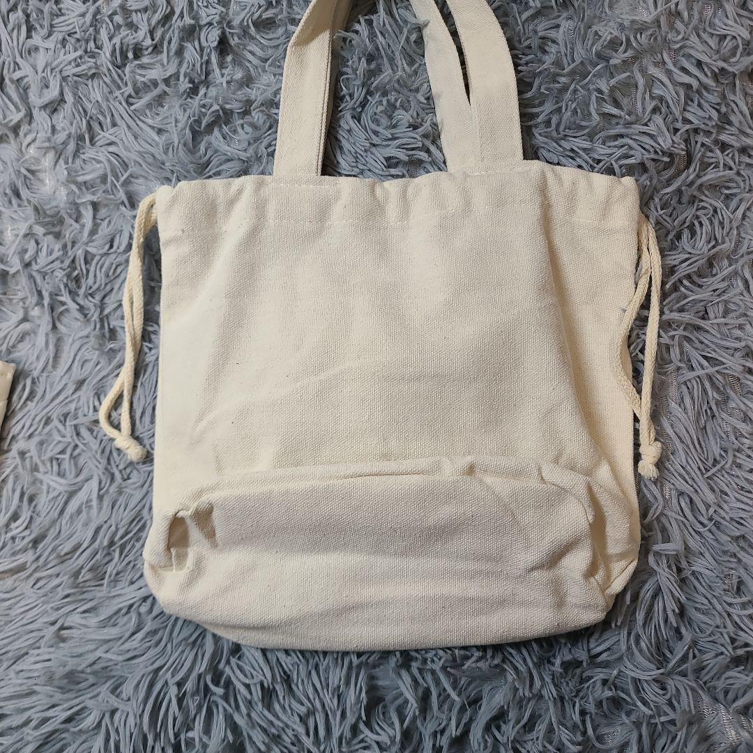 【新品未使用】Fre Bull フレンチブルドッグ 巾着トートバッグセット — image 3