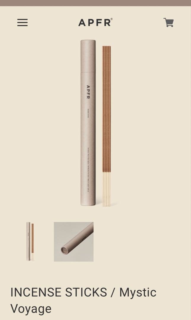 APFR INCENSE STICKS / Mystic Voyage 5本 — image 3