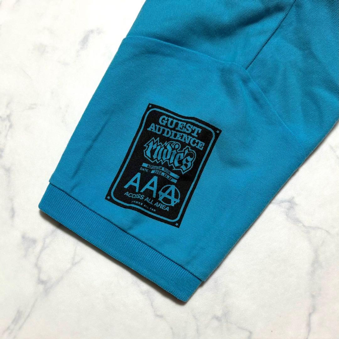 RUDIES ロゴ プリント 半袖 ポロシャツ カットソー ブルー M — image 5