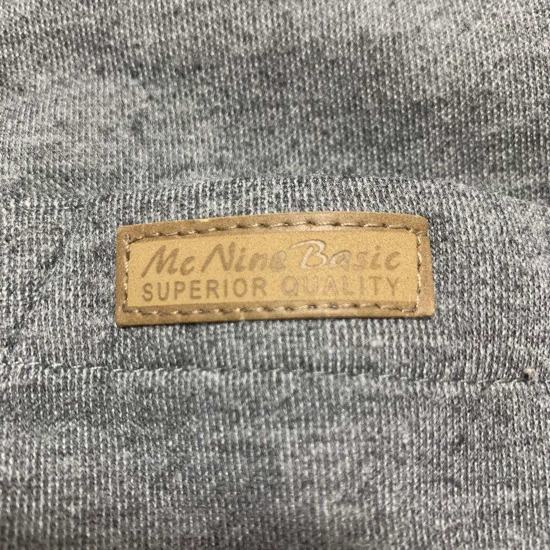 MC NINE ポロシャツ グレー Lサイズ 長袖 g78 — image 5