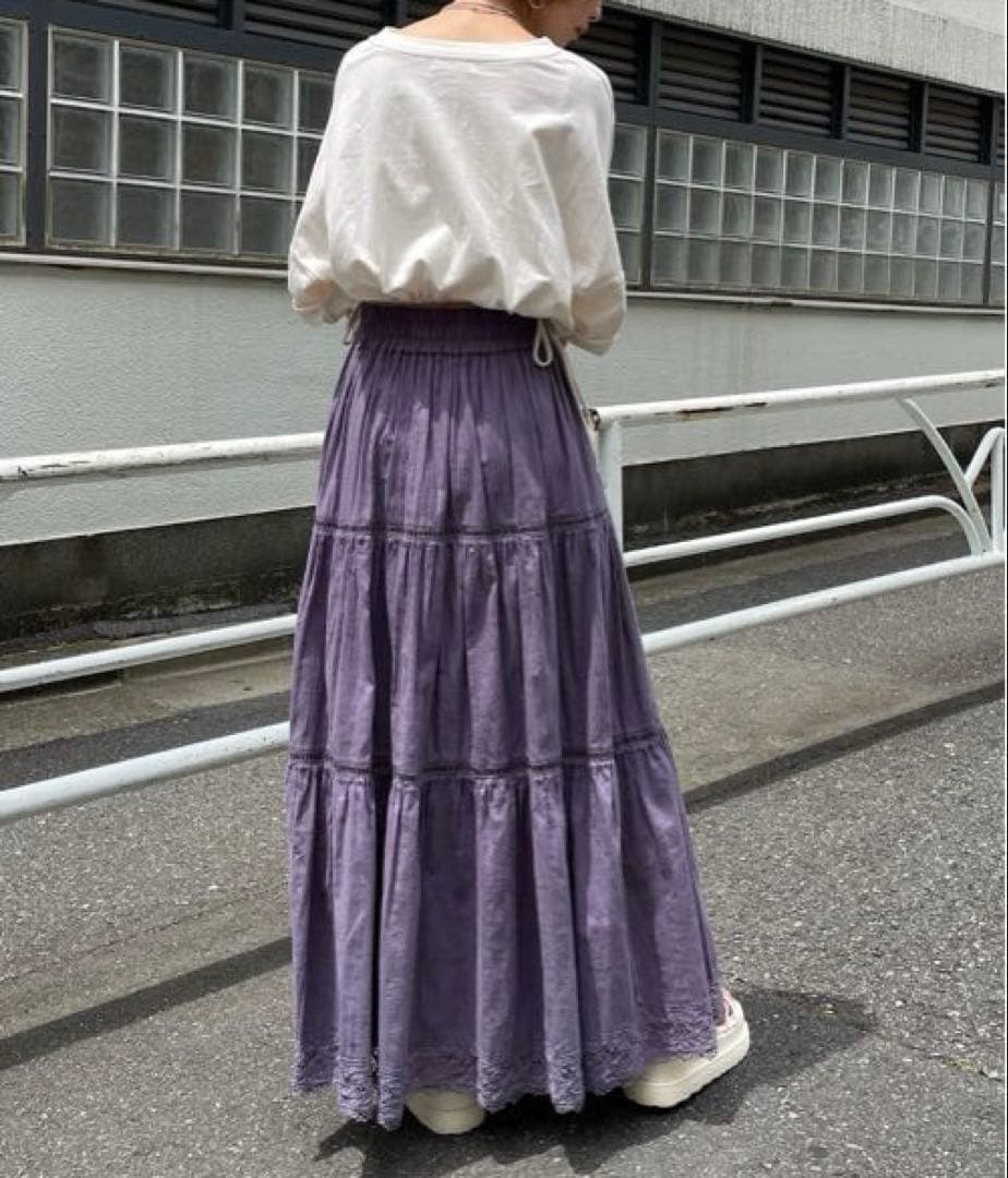 【美品】chico クロップドサイドリボンロゴTシャツ — image 4