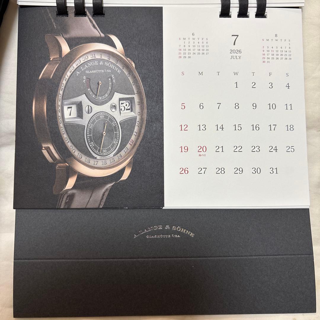 A. LANGE & SOHNE 2026年 卓上カレンダー — image 3