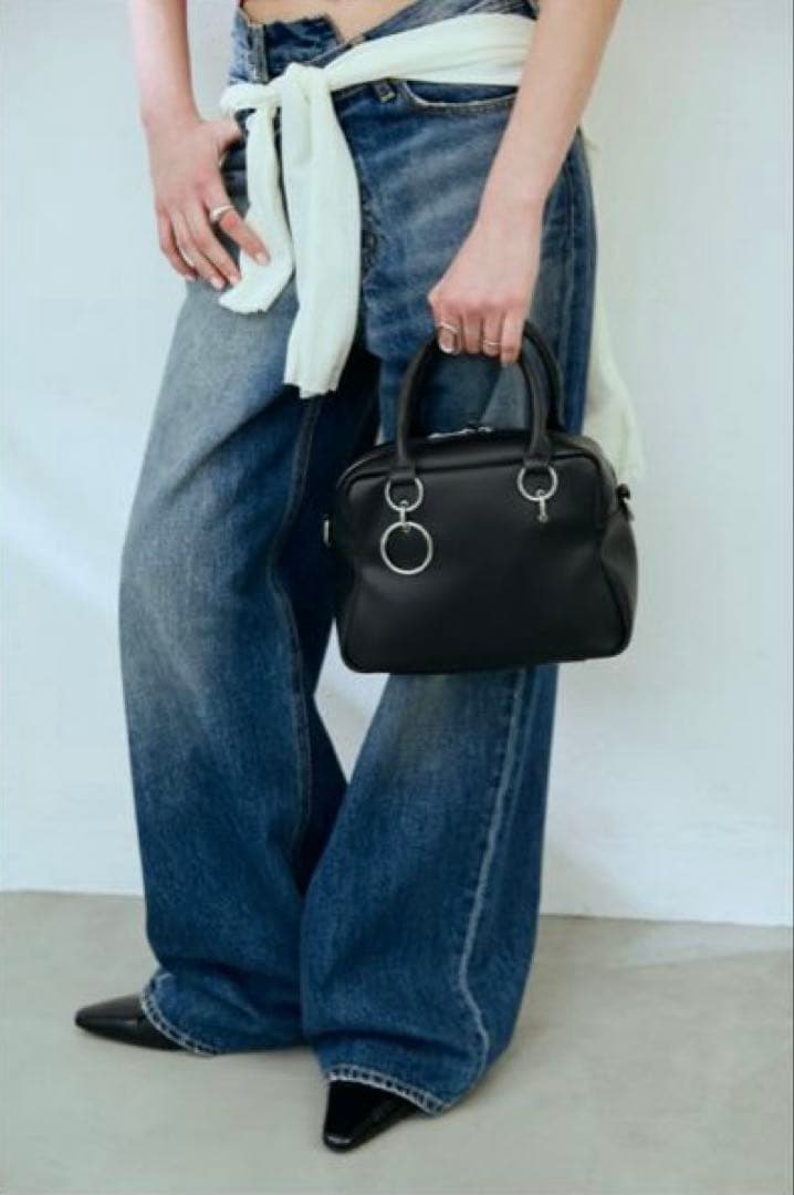 アンノイun/neu トラペーズリング２WAYボストン ショルダー ハンドバッグ — image 3