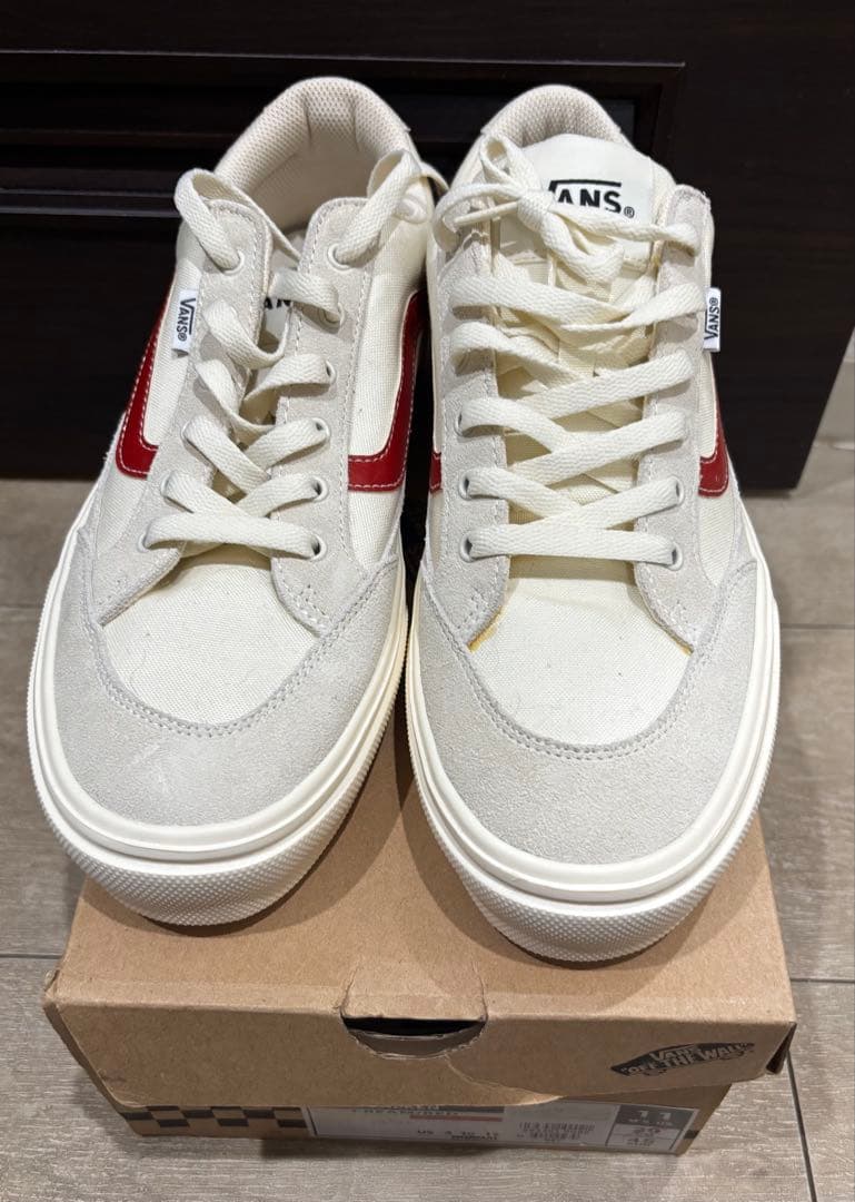 VANS スニーカー ホワイト レッド — image 4