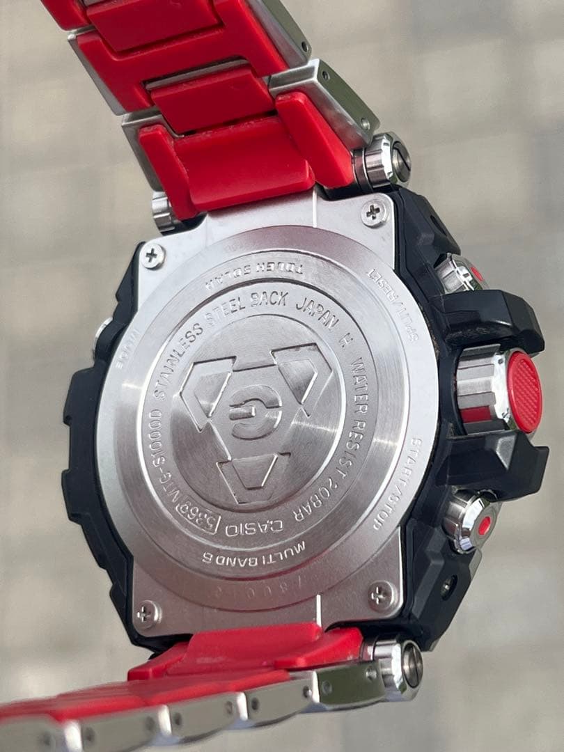 G-SHOCK MT-G シルバー/ブラック/レッド — image 3