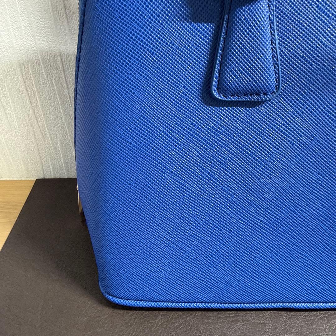 LIBERO ITALY ハンドバッグ ブルー ストラップ無 — image 5