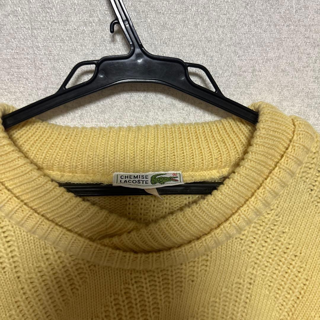 【美品】CHEMISE ラコステ LACOSTE ウールニットセーター — image 4