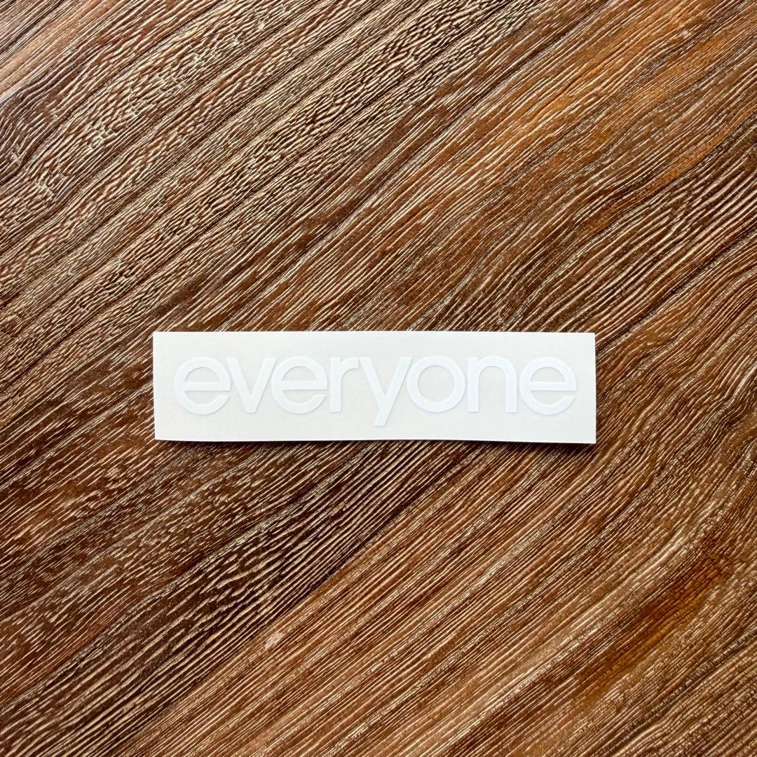 即日発送 everyone ロゴ ステッカー エブリワン 三好良 — image 2