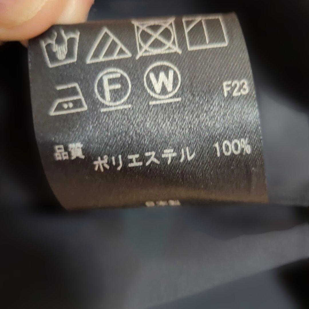 美品◎日本製◎ON.OFF着回しやすいネイビー 半袖ブラウス バックボタン 2 — image 5