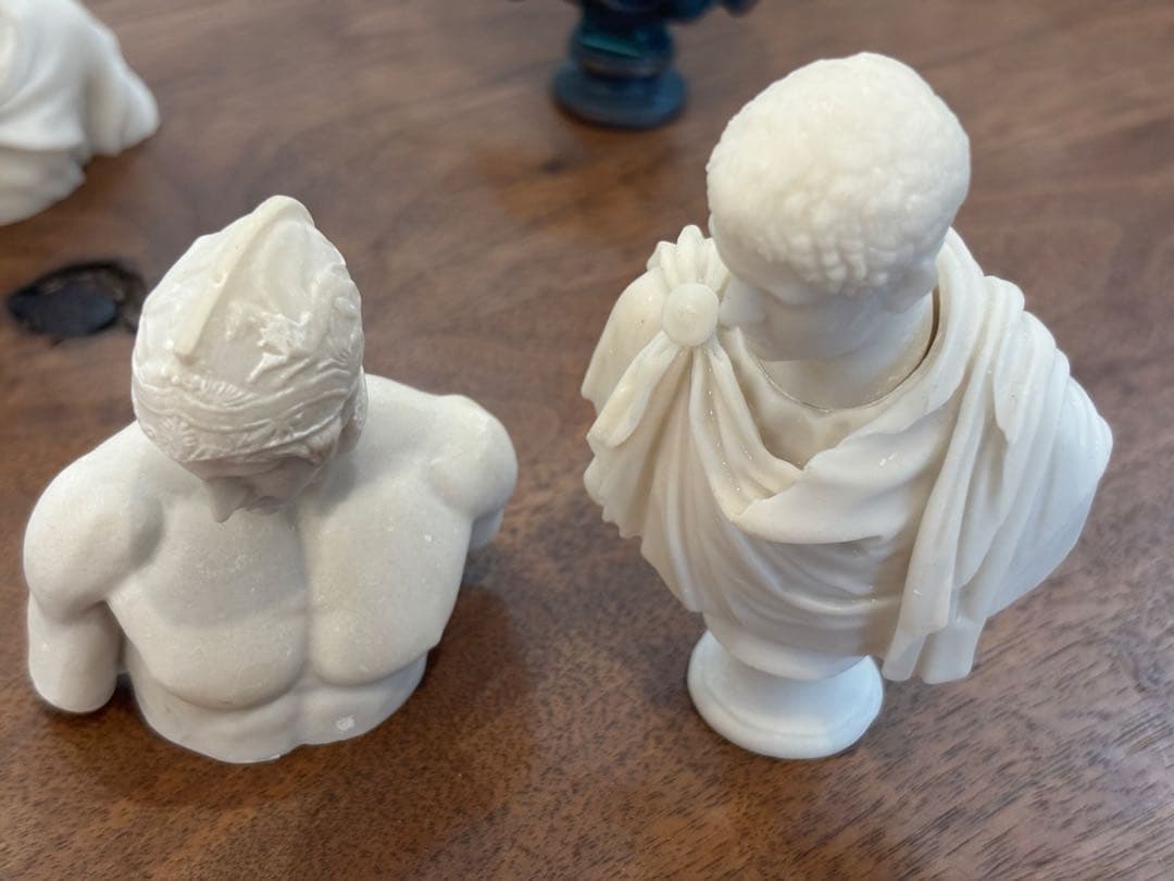 石膏像ガチャガチャ　古代ギリシャ胸像 フィギュア 5体セット — image 3