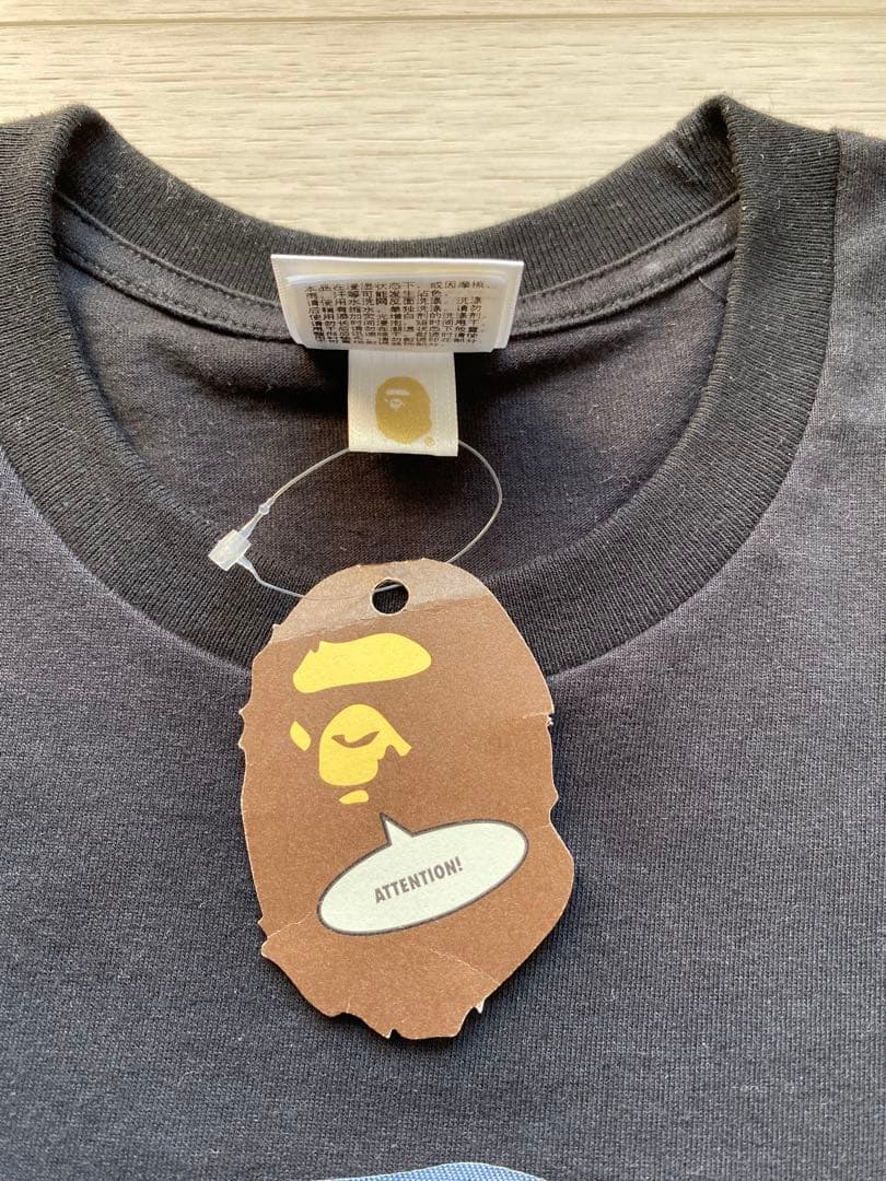A BATHING APE DENIM BIG APE HEAD TEE — image 5